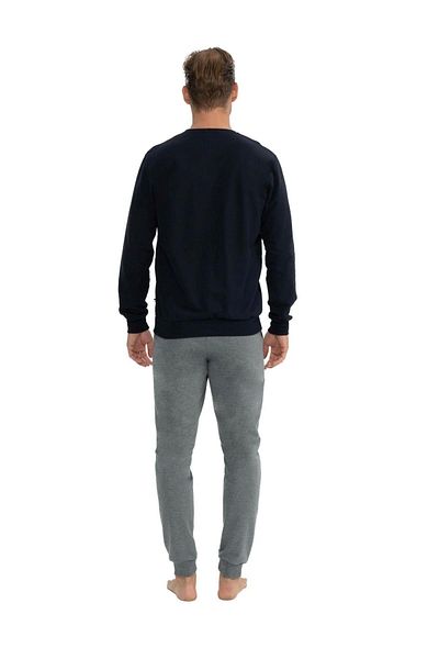U.S. Polo Assn. Πόλο Ασν. 18818 Σετ ανδρικής φόρμας - Navy blue, μακρύ μανίκι, στρογγυλή λαιμόκοψη, δύο κλωστές