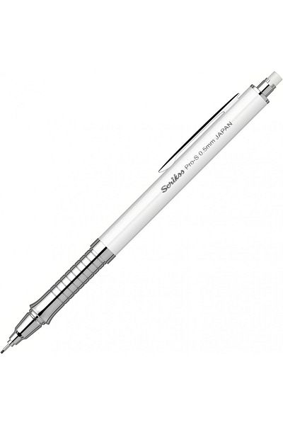 Scrikss Pro-s 0.5mm White Mechanical Pencil