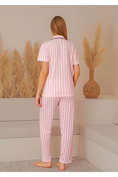 Sude HOMEWEAR Pamuklu Kısa Kol Pijama Takımı