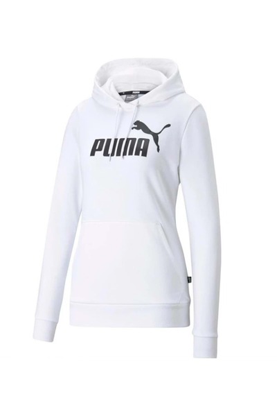 Puma Γυναικείο φούτερ με κουκούλα Ess Logo - Λευκό, St02667-white-xs Tr 586791_02