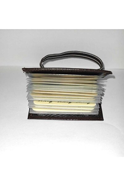 firdevsi hobi Γνήσιο πολυτελές δερμάτινο κάθετο ελαστικό ανδρικό πορτοφόλι για κάρτες