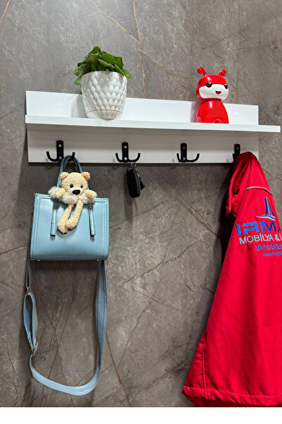 IRMAK DÜNYASI Irmak Mobilya Duvar Askılığı Hol Koridor Mutfak Banyo, Havlu, Elbise Askılık