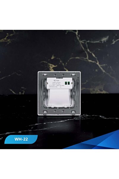 Btm مستشعر الحركة مع إضاءة بيانو خشبي أبيض - 100 قطعة