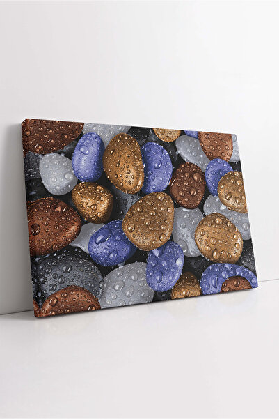 KOSS Dijital Pictură decorativă pe pânză cu pietre colorate și bule de apă, d...