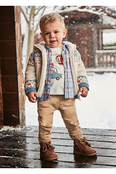 MAYORAL Παντελόνι Jogger για αγοράκι 0-36 μηνών Μπεζ