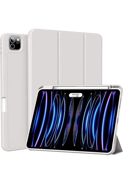 AWH BFGTSJF Case for iPad Pro 11" (4th/3rd/2nd Gen), Auto Wake/Sleep, Pencil Holder, Gray