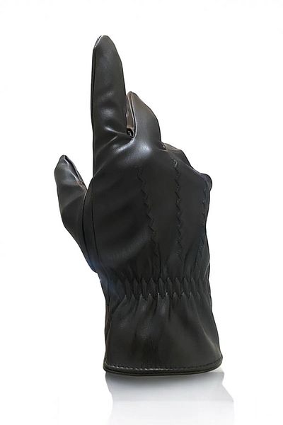 DAFFODİL Cold-Proof Leather Gloves - Touch and Fleece Inside