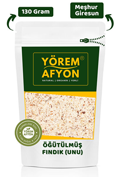 Gülçehre Giresun Yöresnden %100 Saf Zarsız Glütensiz Çiğ Öğütülmüş Fındık Unu Tozu {corylus Avellana} | 130gr