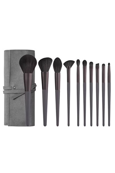 Z'oreya 10 Pieces Makeup Brush Set Bag