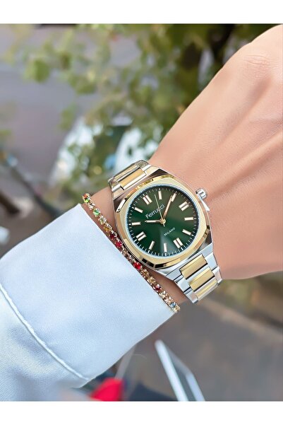 Ferrucci ÇELİK KORDON 3 ATM SU GEÇİRMEZ KADIN KOL SAATİ+BİLEKLİK HEDİYELİ