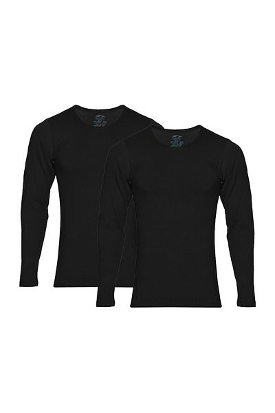 Şahin Şahin Men's Lycra Long Sleeve Bodysuit - Pack of 2