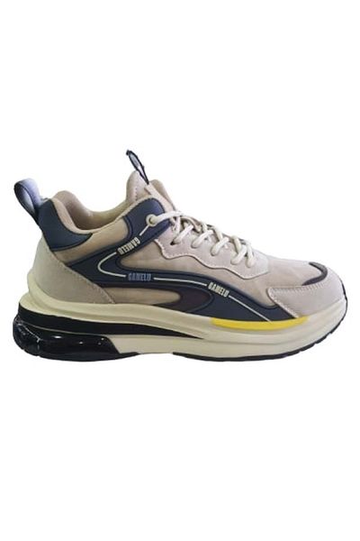 NORT OF WILD Gamelu 23Km Went Beige Men's Sneakers - Air Sole Soft Sneakers - St00429-Beige-40
