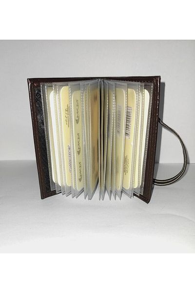 firdevsi hobi genuine luxury leather vertical rubber men's card holder wallet