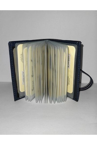 firdevsi hobi genuine luxury leather vertical rubber men's card holder wallet