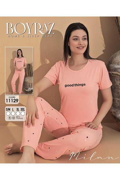 BEYAZTOPTAN Quality & Stylish Milan Short Sleeve Pyjamas Suit