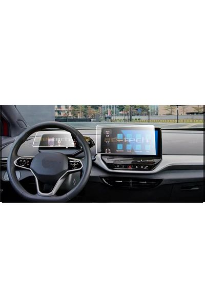 ael-tech Volkswagen Id4 Navigation and Digital Instrument Compatible Nano Screen Protector 2025