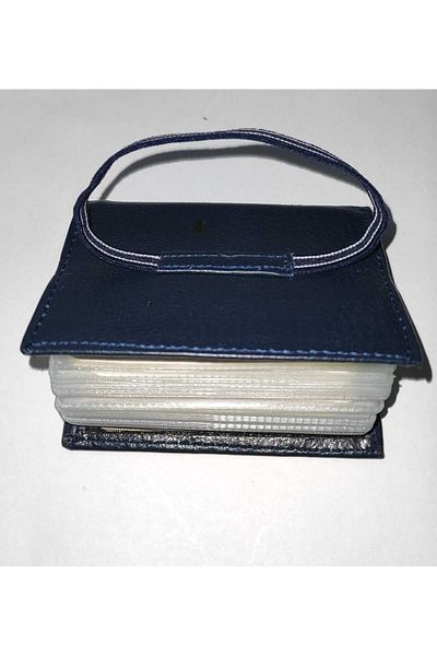 firdevsi hobi genuine luxury leather vertical rubber men's card holder wallet