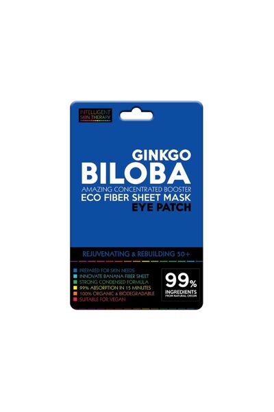 Intelligent Skin Therapy Rejuvenating & Rebuilding 50+ Eco Fiber Sheet Mask Eye Patch Ginkgo Biloba