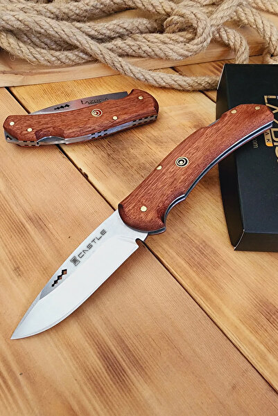 LAZBİSA Ceviz Sap Çakı Kamp Çakısı Outdoor Piknik Çakısı Bıçağı Mutfak Bıçak Bıçağı Çkx06