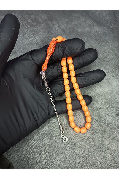 Mos Tespih Capsule Orange Powder Amber Rosary