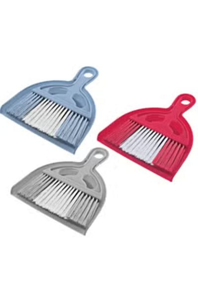 Titiz Small Plastic Broom with dustpan 3 Sets 20X17  CM