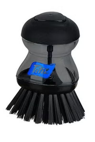 Titiz Plastic Soap Dispenser and Dish Brush 80x80x100 mm