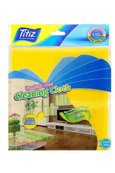 Titiz Cleaning Cloth 3 Pcs Set 38x38 CM
