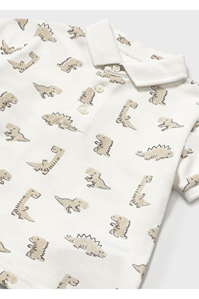 MAYORAL Erkek Bebek Yakalı Tshirt Dinazorlu