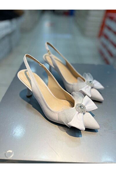 Hacıoğlu Ayakkabı Vollex Жіночі елегантні туфлі на підборах з бантиком