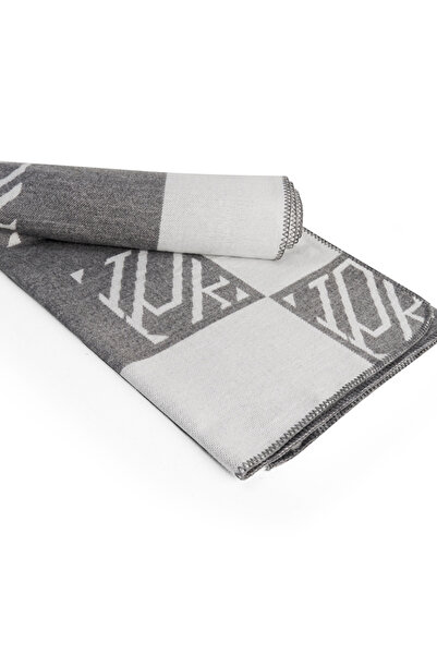 İpekyol Monogram jakarlı battaniye