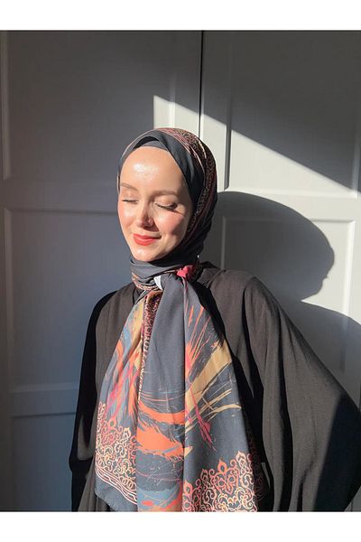 Modakaşmir ŞAL DE MĂTASE MEDINA CU MODEL ABSTRACT