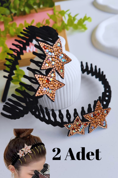 Nisankids Στέμμα με πέτρες αστεριών 2 τεμάχια