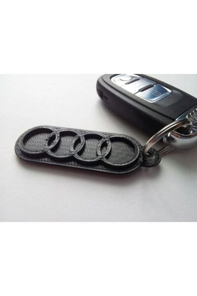 BYD3DTEKNO 2 قطعة سلسلة مفاتيح أودي