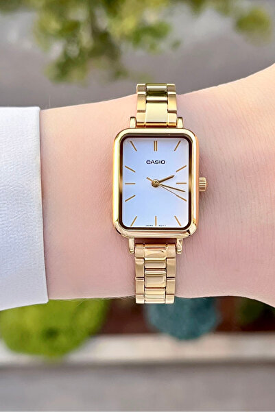 Casio Altın Renk Kadın Kol Saati 2 Yıl Garantili Su Geçirmez