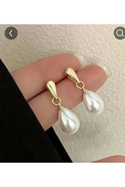 Store Paslanmaz Çelik Çivili İnci Küpe