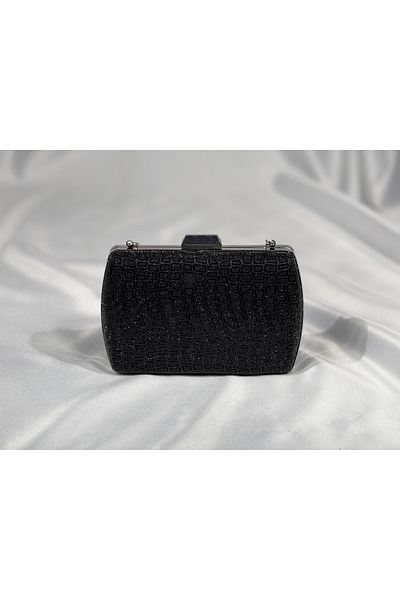 Store Sparkling Crocodile Patterned Glitter Evening Dress Bag