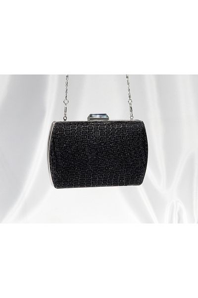Store Sparkling Crocodile Patterned Glitter Evening Dress Bag