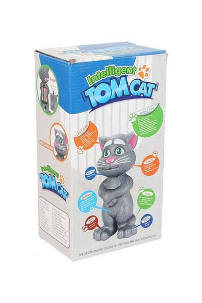 Generic Intelligent Tom Cat for Kids - Grey 31.6cm