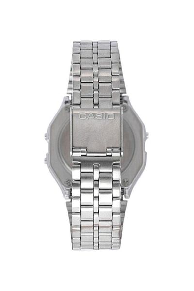 Casio ساعة رقمية مقاومة للماء للرجال A159WA-N1DF - 33 مم - فضي