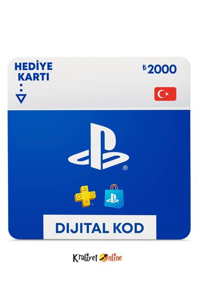 KraliyetOnline Playstation Store 2000 Tl Hediye Kartı Türkiye