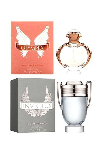 Paco Rabanne Olympea EDP And Invictus EDT Invictus 100 Ml, Olympea 50ml
