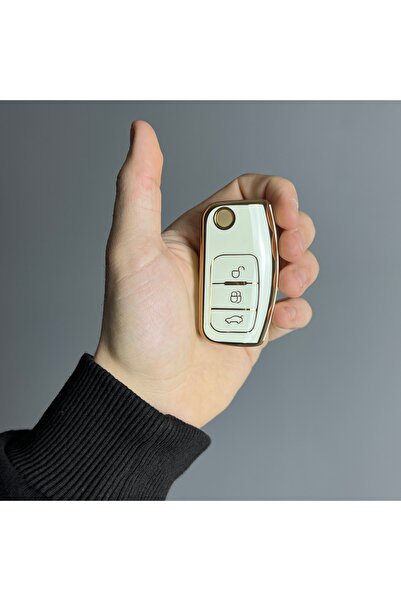 LUXE AKSESUAR Θήκη νανοσιλικόνης Ford Focus Mondeo Fiesta Kuga με 3 κουμπιά, ...