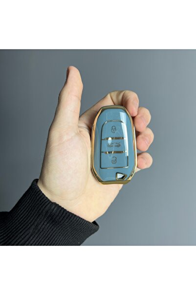 LUXE AKSESUAR Γκρι Θήκη Νανο Σιλικόνης - Peugeot (208-508-3008-5008) - Citroe...