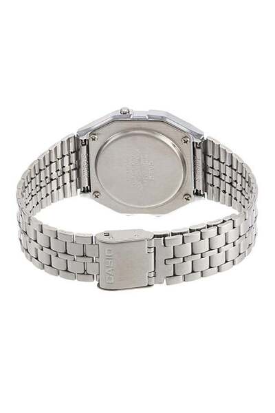 Casio ساعة رقمية مقاومة للماء للرجال A159WA-N1DF - 33 مم - فضي