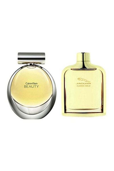 Calvin Klein Beauty And Jaguar Classic Gold Body Spray Gift Set EDP 100, EDT 100ml