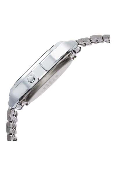 Casio ساعة رقمية للرجال من الستانلس ستيل A159W-N1DF - 33 مم - فضي