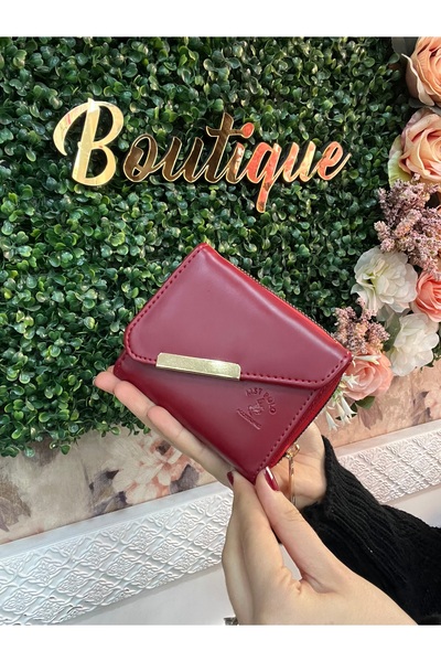 Baykuş Boutique محفظة نسائية إكسسوارات نسائية بتفاصيل ذهبية