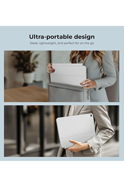 Fogy Apple İpad Pro 11 4.Nesil 2022 Uyumlu Magic Uyumlu Touchpad Işıklı Türkçe Q Klavyeli Kılıfı