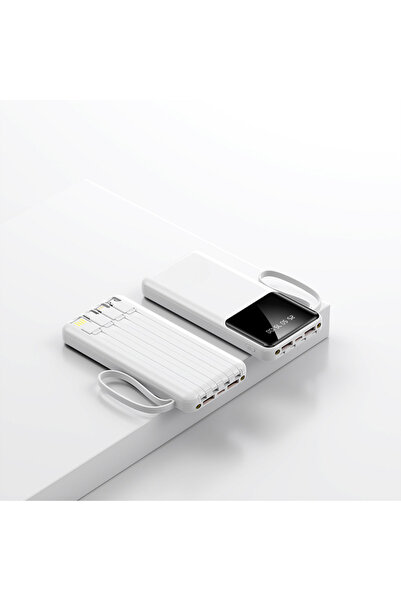 Nextron Powerbank 12.000 Mah Çoklu Kablo Çıkışlı Yüksek Kaliteli Powerbank