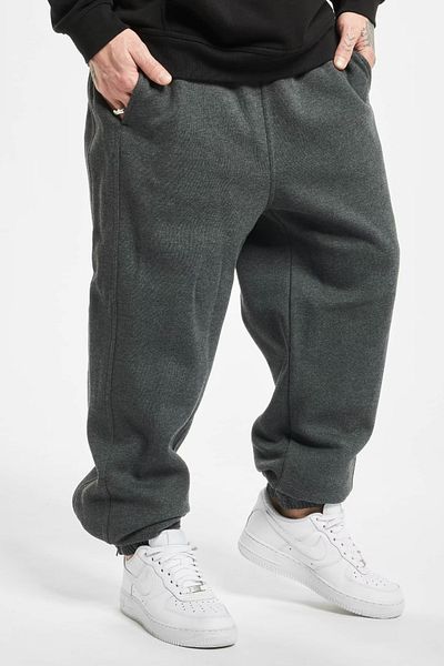 BSBSPOR Loose Fit Ultra Loose Baggy Jogger Sweatpants Black Gray Smoked